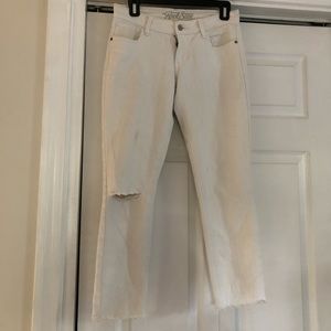 Old Navy rockstar white jeans